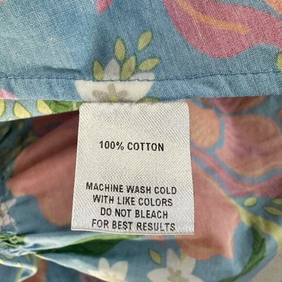 Tucker NYC Off The Shoulder Ruffle Hem Midi Floral Print Dress Size Small - Picture 6 of 6